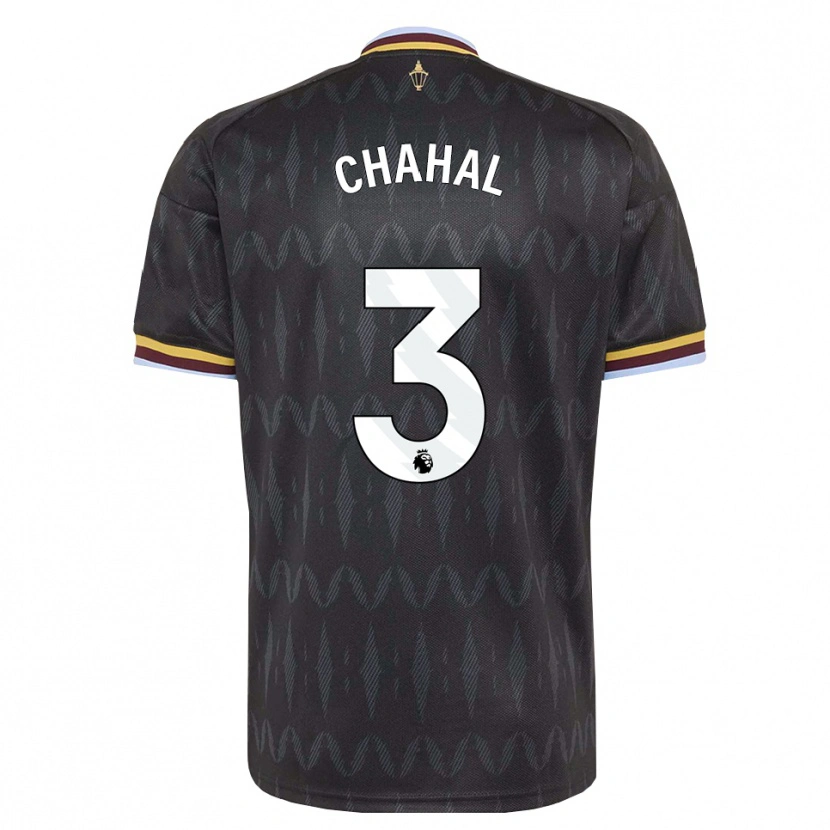Danxen Homme Maillot Curran Chahal #3 Cornflowerblue Noir Jaune Tenues Extérieur 2026/27 T-Shirt