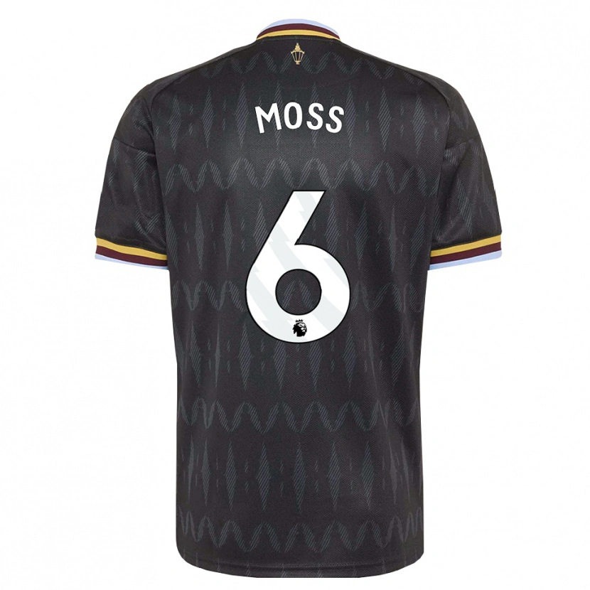 Danxen Homme Maillot Lennon Moss #6 Cornflowerblue Noir Jaune Tenues Extérieur 2026/27 T-Shirt