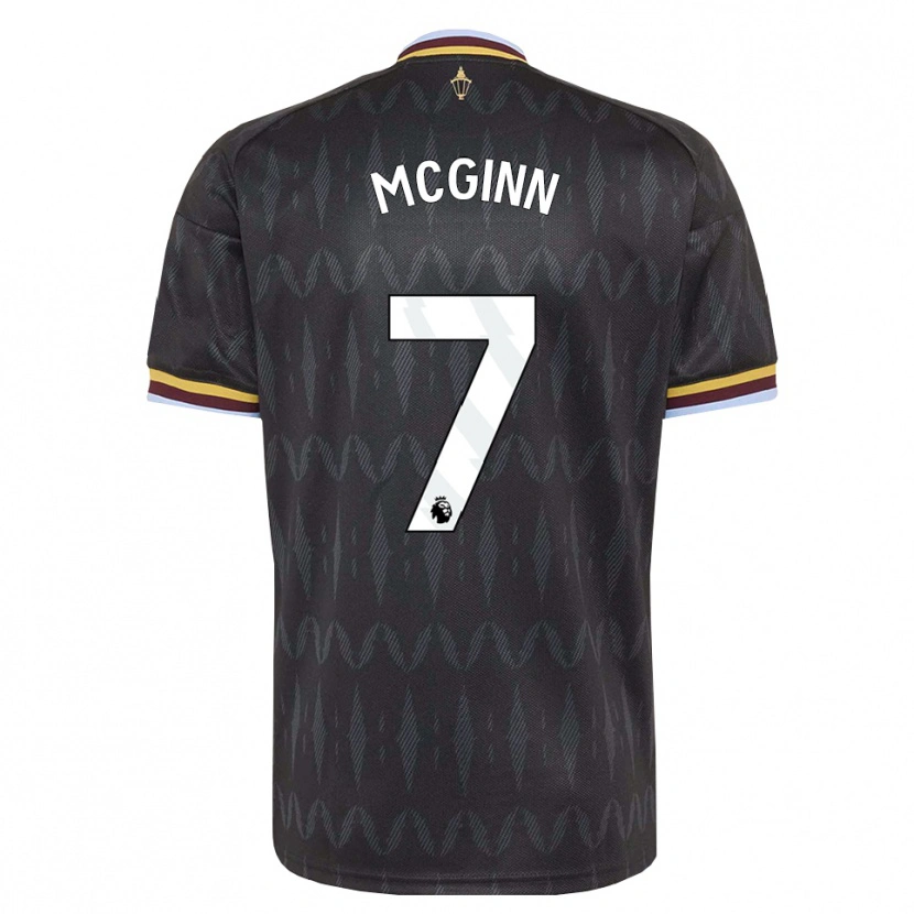 Danxen Homme Maillot John Mcginn #7 Cornflowerblue Noir Jaune Tenues Extérieur 2026/27 T-Shirt