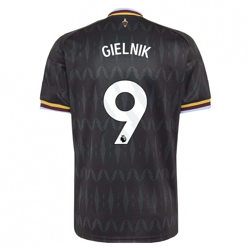 Danxen Homme Maillot Emily Gielnik #9 Cornflowerblue Noir Jaune Tenues Extérieur 2026/27 T-Shirt