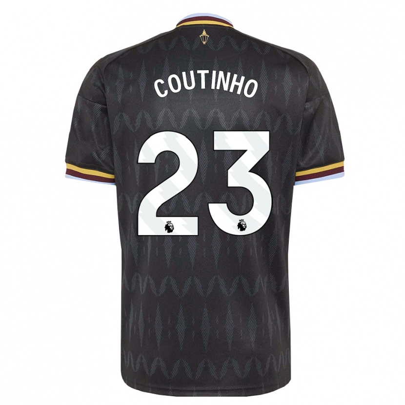Danxen Homme Maillot Philippe Coutinho #23 Cornflowerblue Noir Jaune Tenues Extérieur 2026/27 T-Shirt