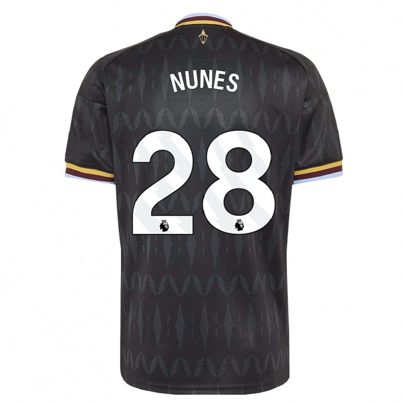 Danxen Homme Maillot Gabi Nunes #28 Cornflowerblue Noir Jaune Tenues Extérieur 2026/27 T-Shirt