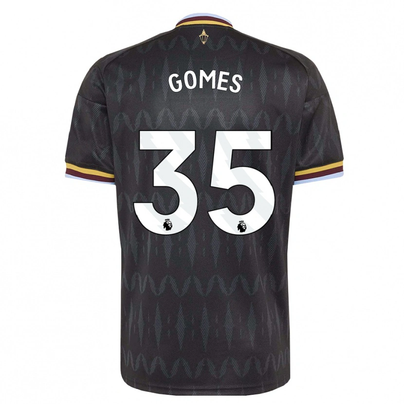 Danxen Homme Maillot João Gomes #35 Cornflowerblue Noir Jaune Tenues Extérieur 2026/27 T-Shirt