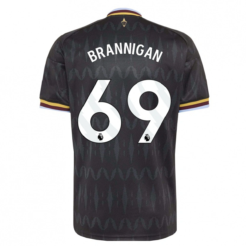Danxen Homme Maillot Cole Brannigan #69 Cornflowerblue Noir Jaune Tenues Extérieur 2026/27 T-Shirt