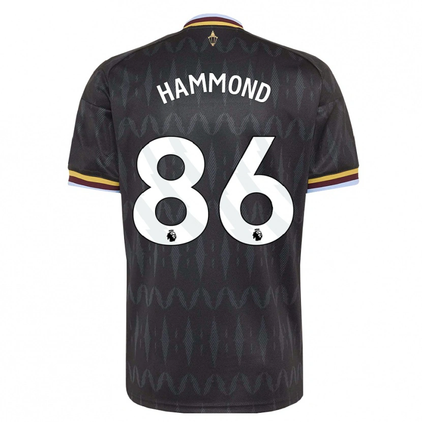 Danxen Homme Maillot Rio Hammond #86 Cornflowerblue Noir Jaune Tenues Extérieur 2026/27 T-Shirt