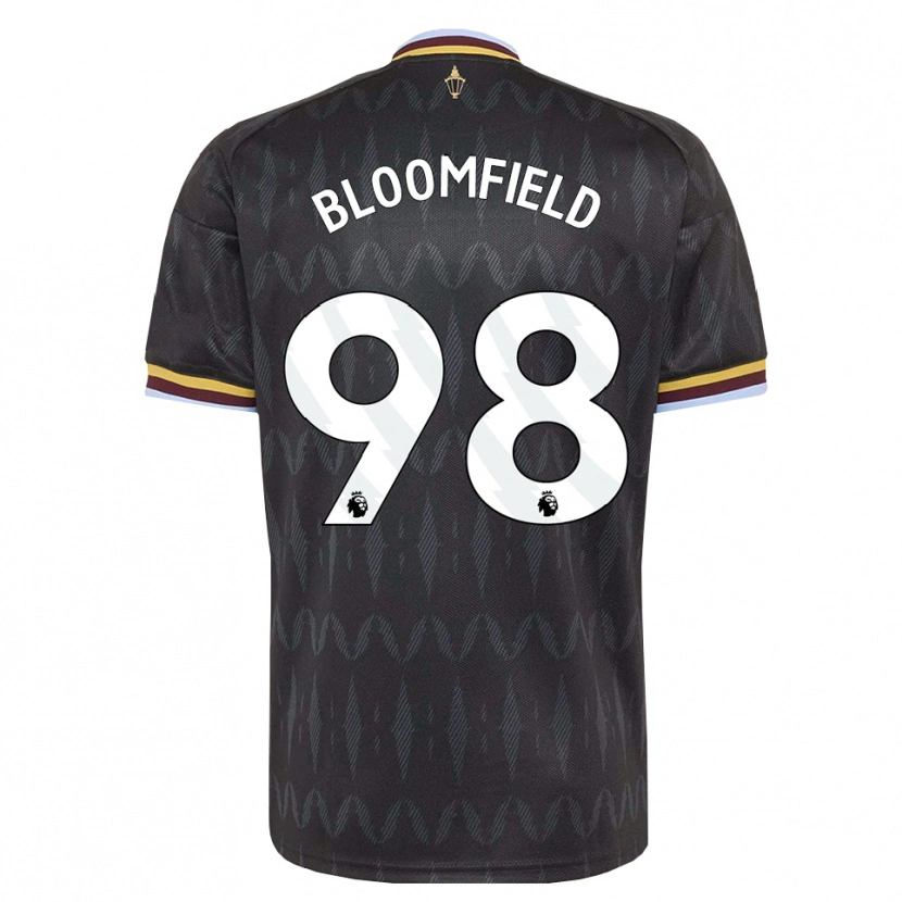 Danxen Homme Maillot Teddie Bloomfield #98 Cornflowerblue Noir Jaune Tenues Extérieur 2026/27 T-Shirt