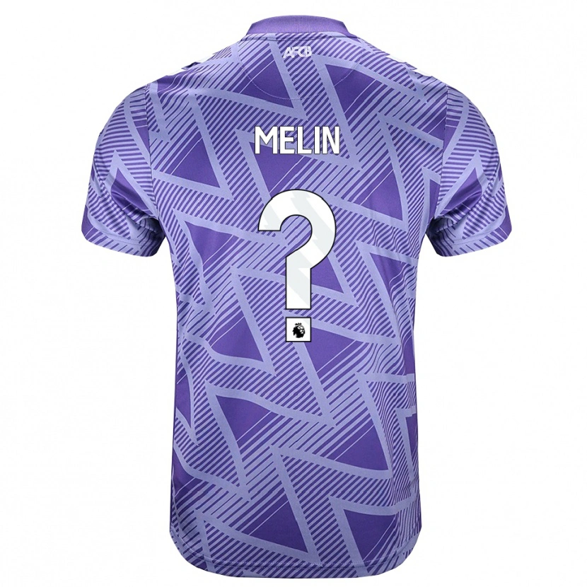 Danxen Homme Maillot Zach Melin #0 Palevioletred Blanc Tenues Extérieur 2026/27 T-Shirt