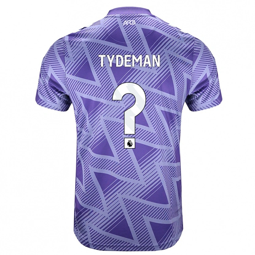 Danxen Homme Maillot Kian Tydeman #0 Palevioletred Blanc Tenues Extérieur 2026/27 T-Shirt