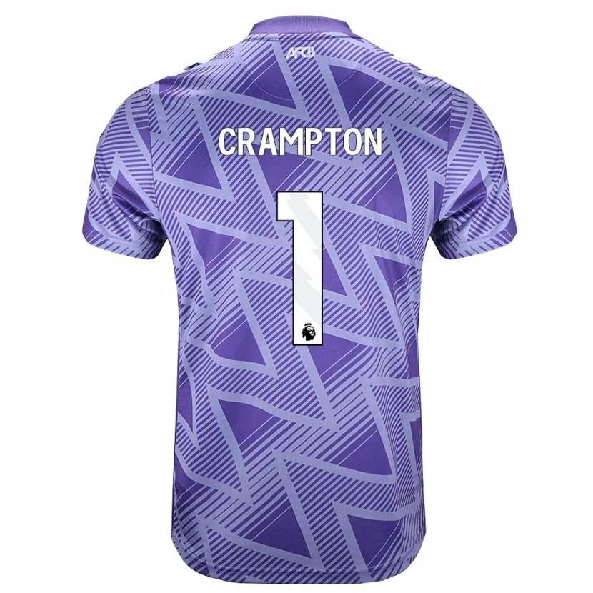 Danxen Homme Maillot Kai Crampton #1 Palevioletred Blanc Tenues Extérieur 2026/27 T-Shirt
