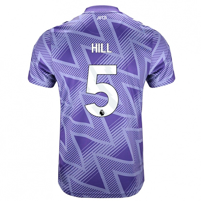 Danxen Homme Maillot James Hill #5 Palevioletred Blanc Tenues Extérieur 2026/27 T-Shirt