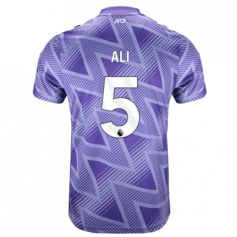 Danxen Homme Maillot Ameer Ali #5 Palevioletred Blanc Tenues Extérieur 2026/27 T-Shirt