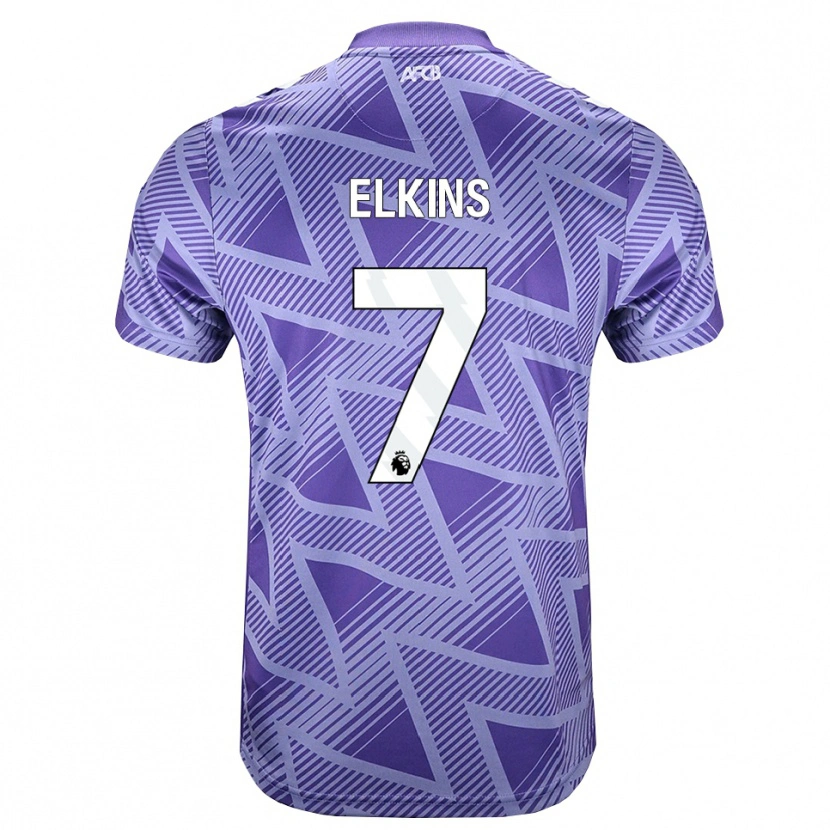 Danxen Homme Maillot Elle Elkins #7 Palevioletred Blanc Tenues Extérieur 2026/27 T-Shirt