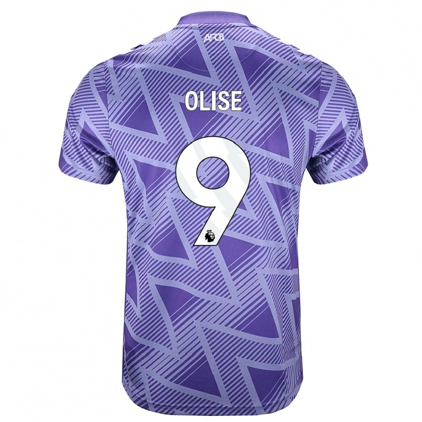 Danxen Homme Maillot Josh Hamilton-Olise #9 Palevioletred Blanc Tenues Extérieur 2026/27 T-Shirt