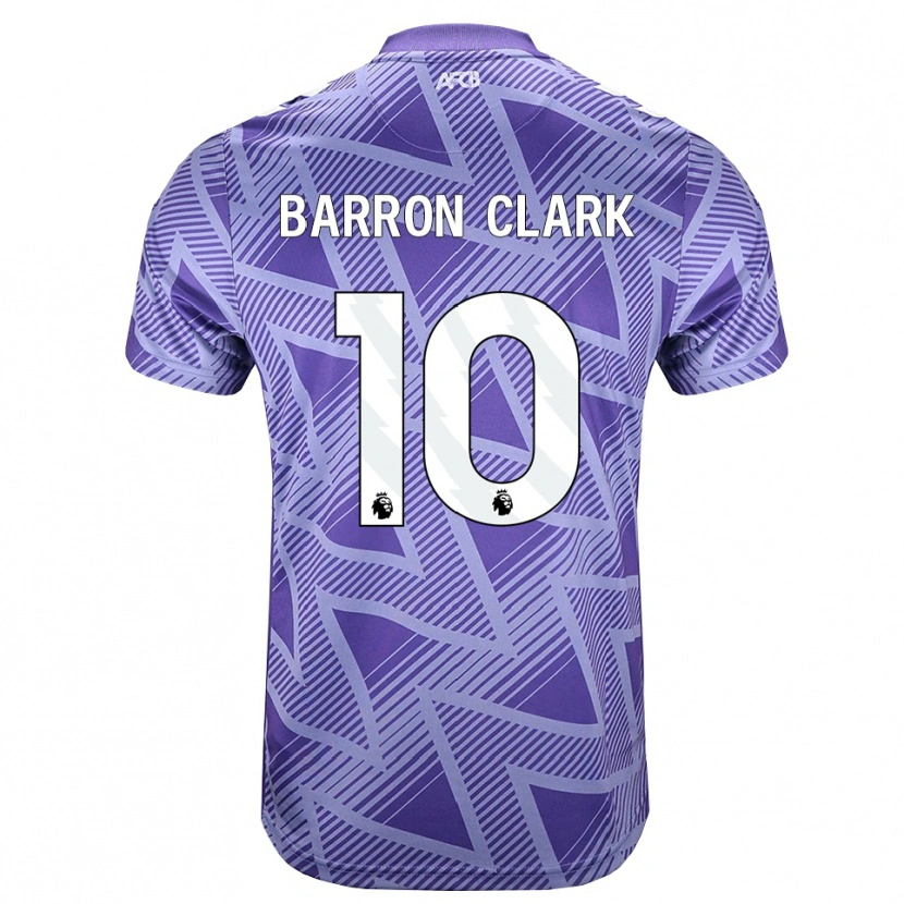 Danxen Homme Maillot Molly Barron-Clark #10 Palevioletred Blanc Tenues Extérieur 2026/27 T-Shirt
