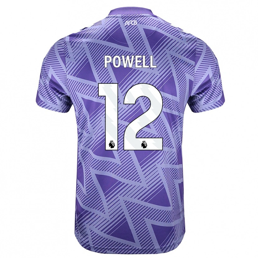 Danxen Homme Maillot Daniel Powell #12 Palevioletred Blanc Tenues Extérieur 2026/27 T-Shirt