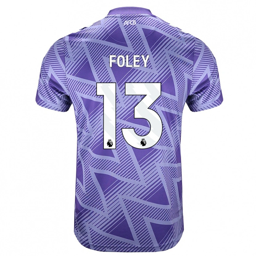 Danxen Homme Maillot Erin Foley #13 Palevioletred Blanc Tenues Extérieur 2026/27 T-Shirt