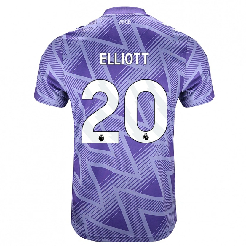 Danxen Homme Maillot Kaitlyn Elliott #20 Palevioletred Blanc Tenues Extérieur 2026/27 T-Shirt