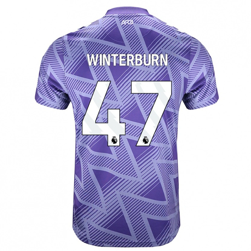 Danxen Homme Maillot Ben Winterburn #47 Palevioletred Blanc Tenues Extérieur 2026/27 T-Shirt