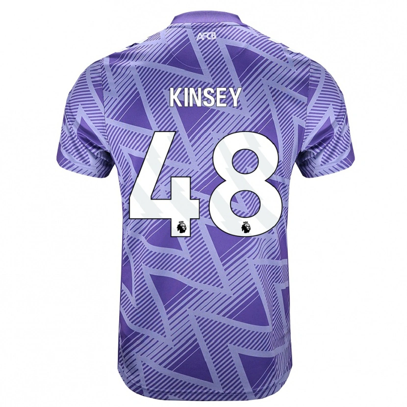 Danxen Homme Maillot Max Kinsey #48 Palevioletred Blanc Tenues Extérieur 2026/27 T-Shirt
