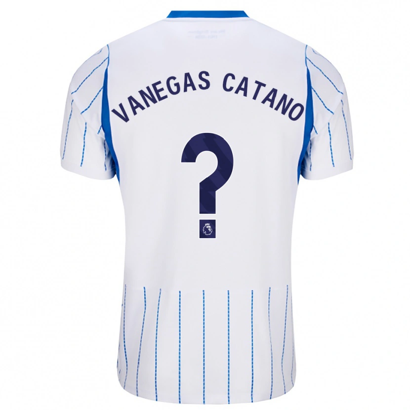 Danxen Homme Maillot Manuela Vanegas Catano #0 Dodgerblue Blanc Tenues Extérieur 2026/27 T-Shirt