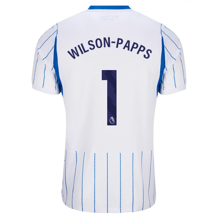 Danxen Homme Maillot Charlie Wilson-Papps #1 Dodgerblue Blanc Tenues Extérieur 2026/27 T-Shirt