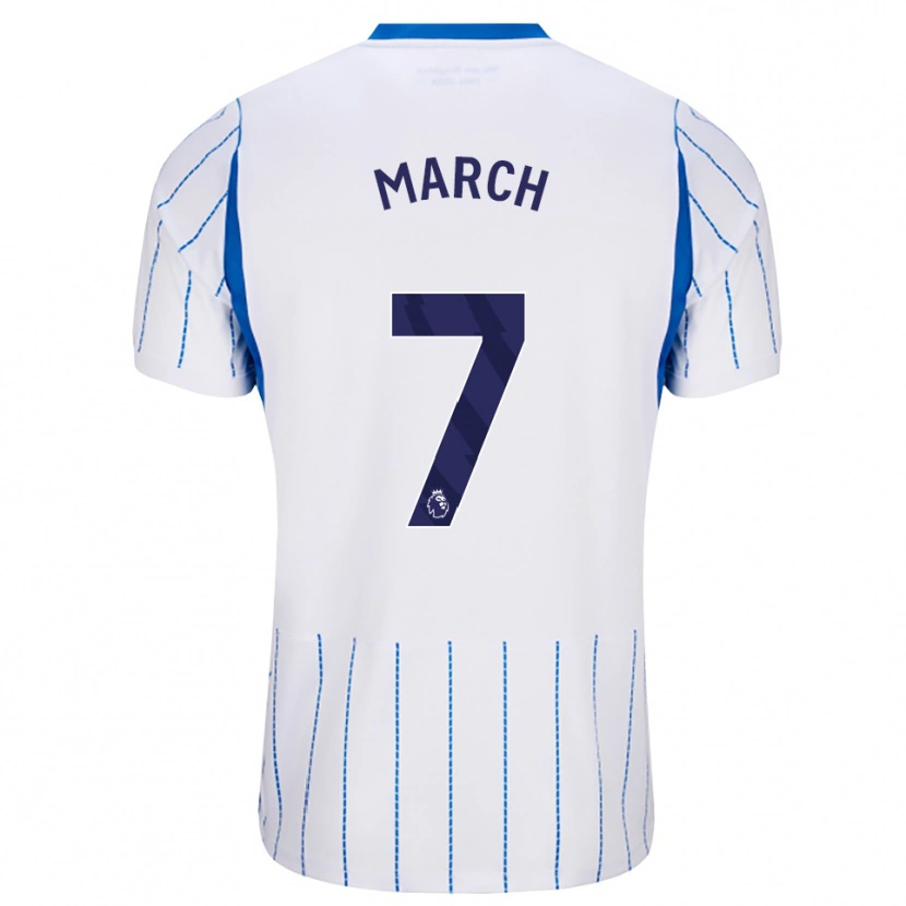 Danxen Homme Maillot Solly March #7 Dodgerblue Blanc Tenues Extérieur 2026/27 T-Shirt
