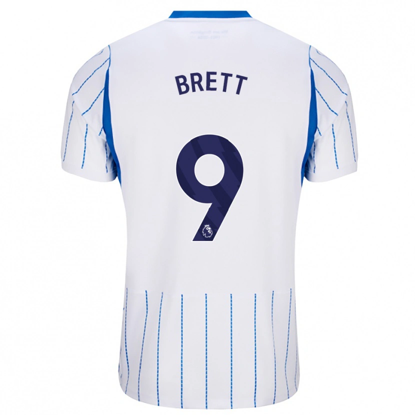 Danxen Homme Maillot Adam Brett #9 Dodgerblue Blanc Tenues Extérieur 2026/27 T-Shirt