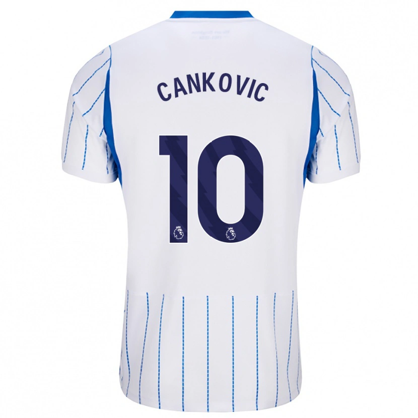 Danxen Homme Maillot Jelena Čanković #10 Dodgerblue Blanc Tenues Extérieur 2026/27 T-Shirt