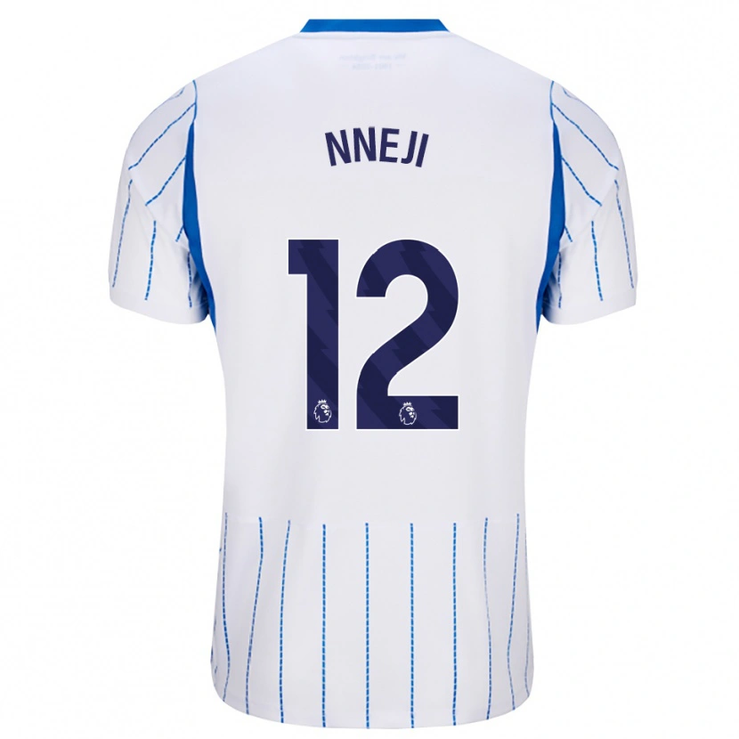 Danxen Homme Maillot Daniel Nneji #12 Dodgerblue Blanc Tenues Extérieur 2026/27 T-Shirt