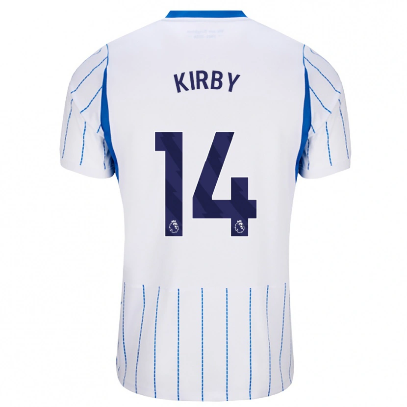 Danxen Homme Maillot Fran Kirby #14 Dodgerblue Blanc Tenues Extérieur 2026/27 T-Shirt