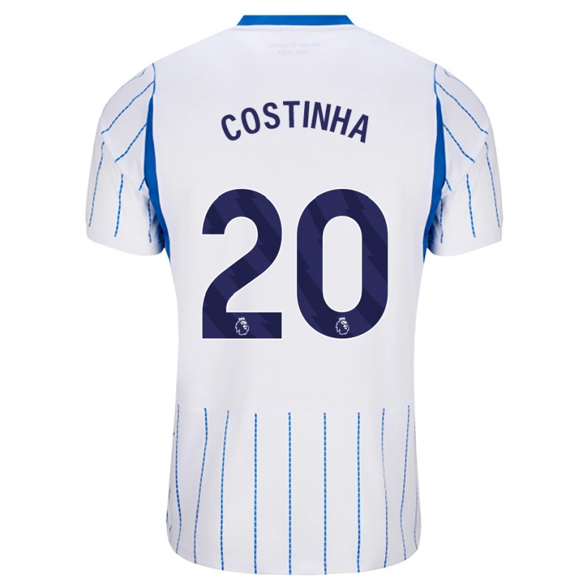 Danxen Homme Maillot João Pedro Loureiro Da Costa #20 Dodgerblue Blanc Tenues Extérieur 2026/27 T-Shirt