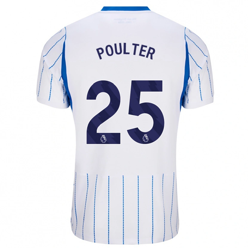 Danxen Homme Maillot Hannah Poulter #25 Dodgerblue Blanc Tenues Extérieur 2026/27 T-Shirt