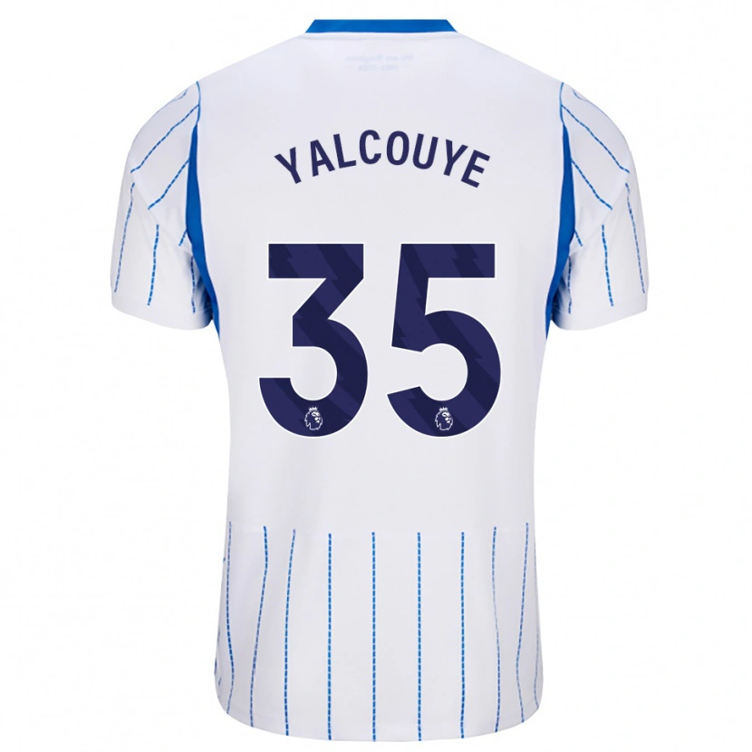 Danxen Homme Maillot Malick Yalcouyé #35 Dodgerblue Blanc Tenues Extérieur 2026/27 T-Shirt