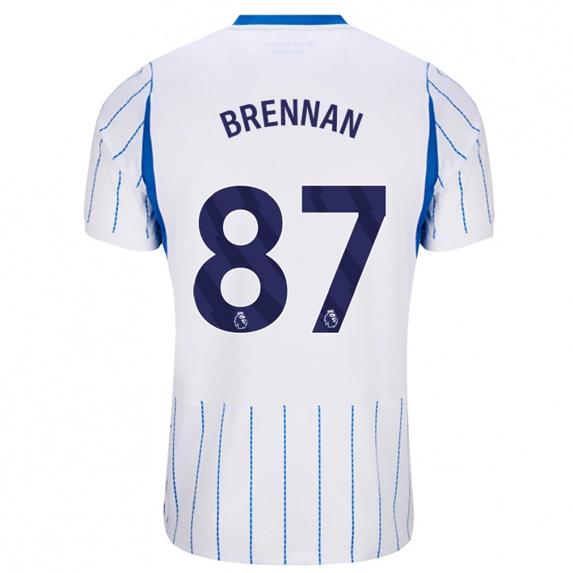 Danxen Homme Maillot Zach Brennan #87 Dodgerblue Blanc Tenues Extérieur 2026/27 T-Shirt