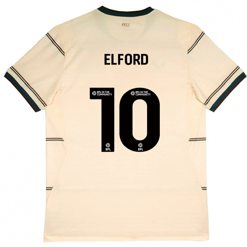 Danxen Homme Maillot Laura Elford #10 Beige Bourgogne Tenues Extérieur 2026/27 T-Shirt