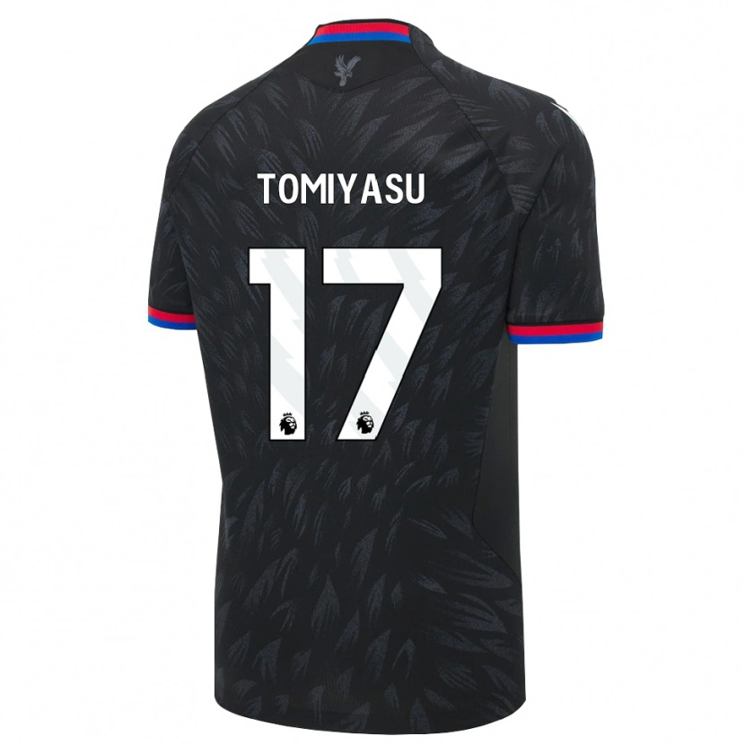 Danxen Homme Maillot Takehiro Tomiyasu #17 Noir Bleu Rouge Tenues Extérieur 2026/27 T-Shirt