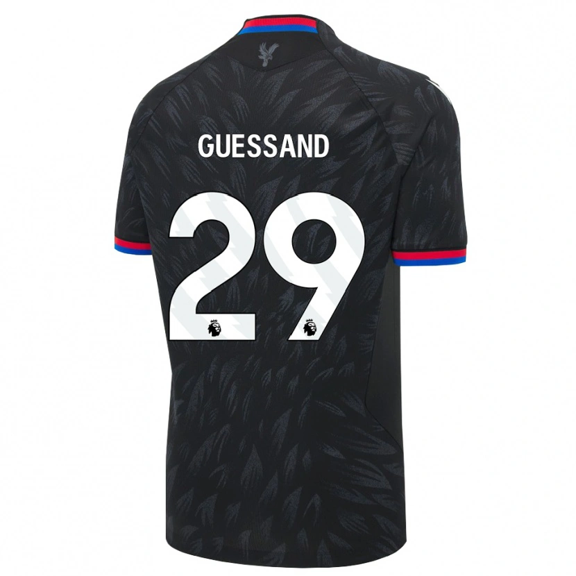 Danxen Homme Maillot Evann Guessand #29 Noir Bleu Rouge Tenues Extérieur 2026/27 T-Shirt