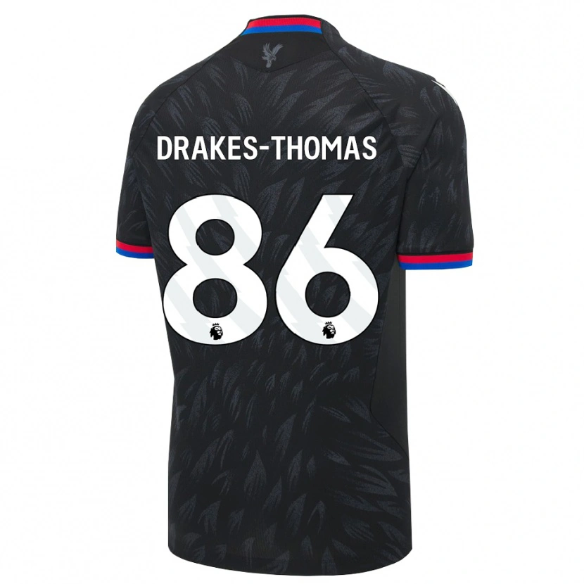 Danxen Homme Maillot Joél Drakes-Thomas #86 Noir Bleu Rouge Tenues Extérieur 2026/27 T-Shirt