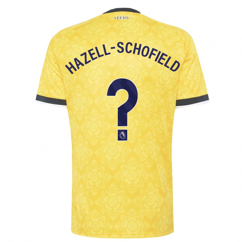 Danxen Homme Maillot Marley Hazell-Schofield #0 Jaune Blanc Noir Tenues Extérieur 2026/27 T-Shirt