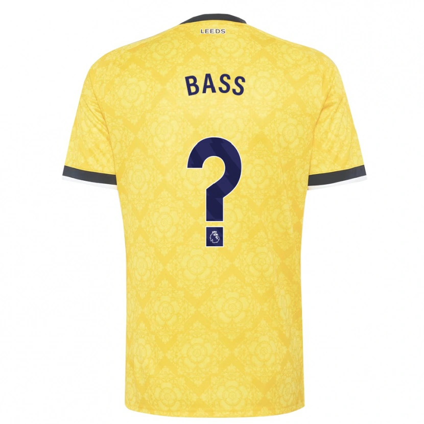 Danxen Homme Maillot Rebekah Bass #0 Jaune Blanc Noir Tenues Extérieur 2026/27 T-Shirt