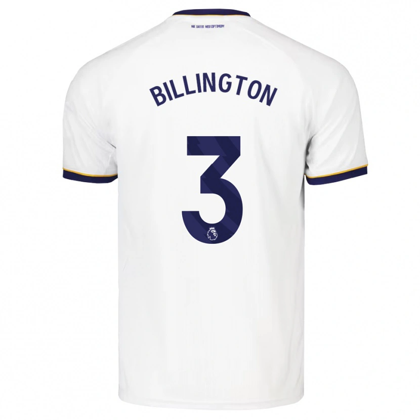 Danxen Homme Maillot Harvey Billington #3 Midnightblue Blanc Jaune Tenues Extérieur 2026/27 T-Shirt