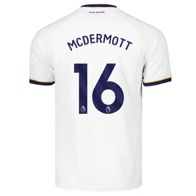Danxen Homme Maillot Tom Mcdermott #16 Midnightblue Blanc Jaune Tenues Extérieur 2026/27 T-Shirt