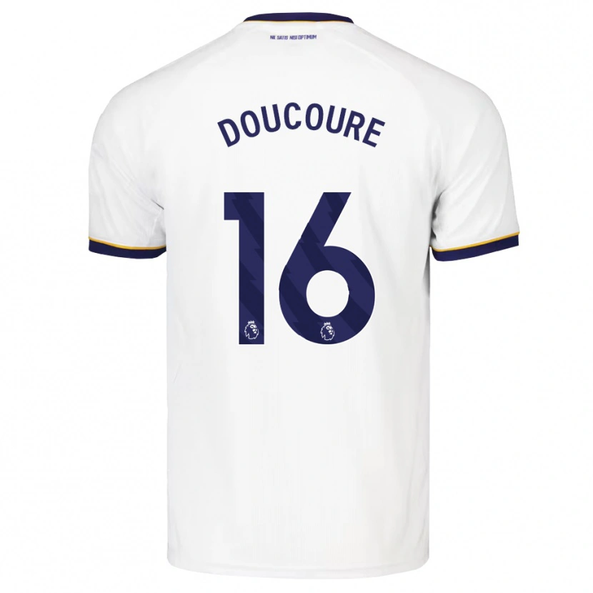 Danxen Homme Maillot Abdoulaye Doucoure #16 Midnightblue Blanc Jaune Tenues Extérieur 2026/27 T-Shirt
