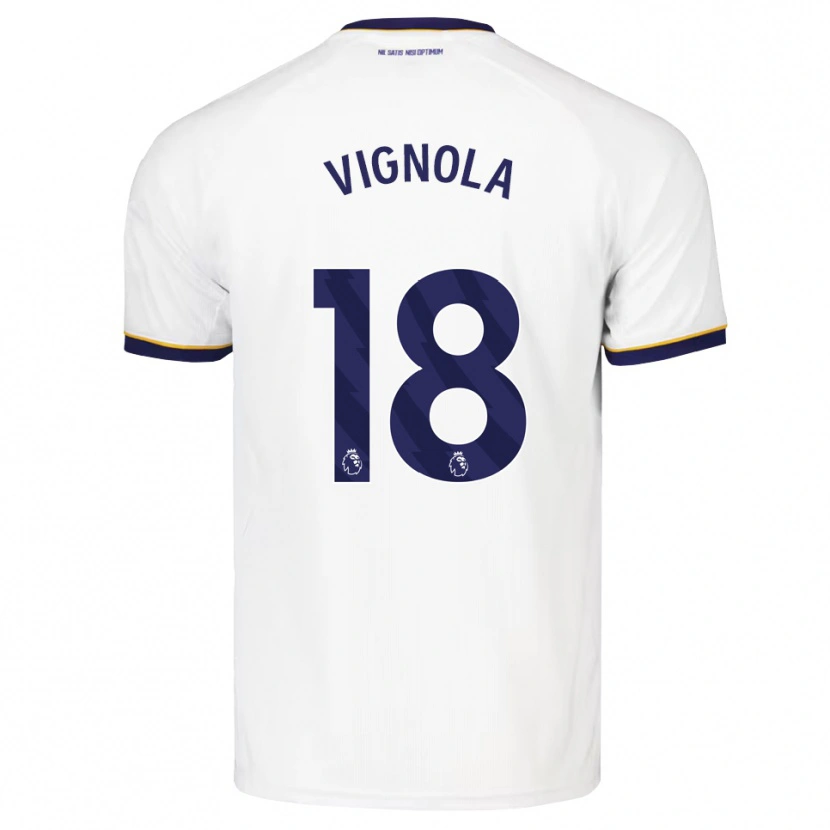Danxen Homme Maillot Ornella Vignola #18 Midnightblue Blanc Jaune Tenues Extérieur 2026/27 T-Shirt
