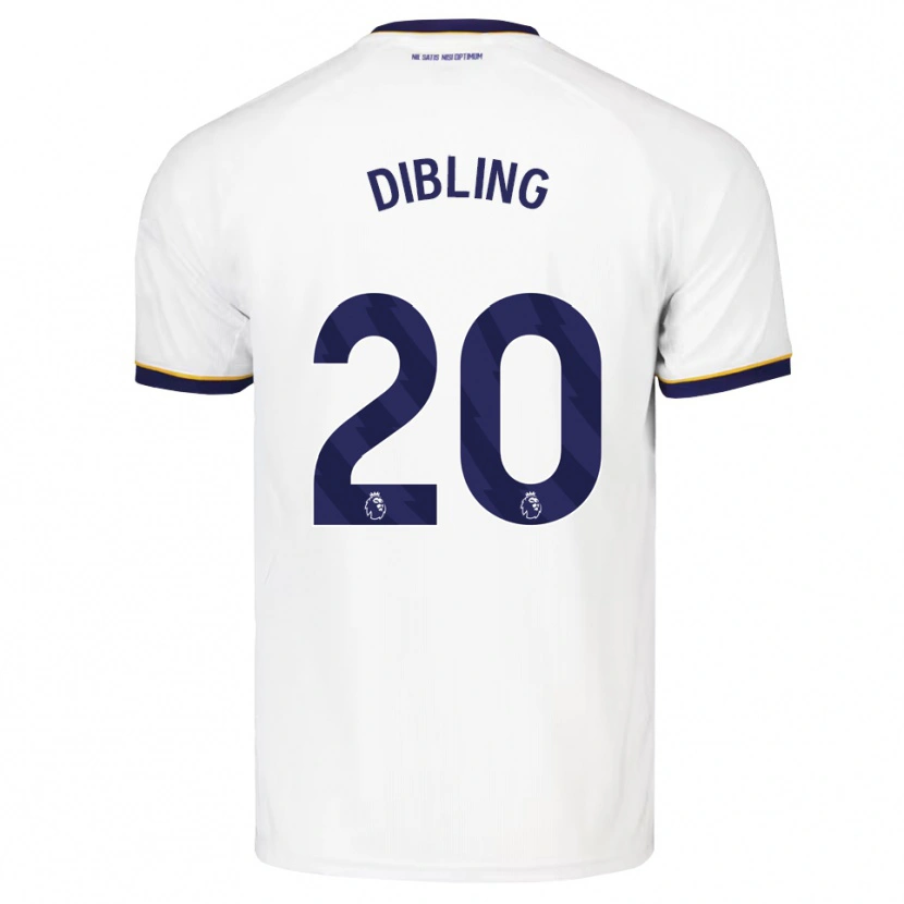 Danxen Homme Maillot Tyler Dibling #20 Midnightblue Blanc Jaune Tenues Extérieur 2026/27 T-Shirt