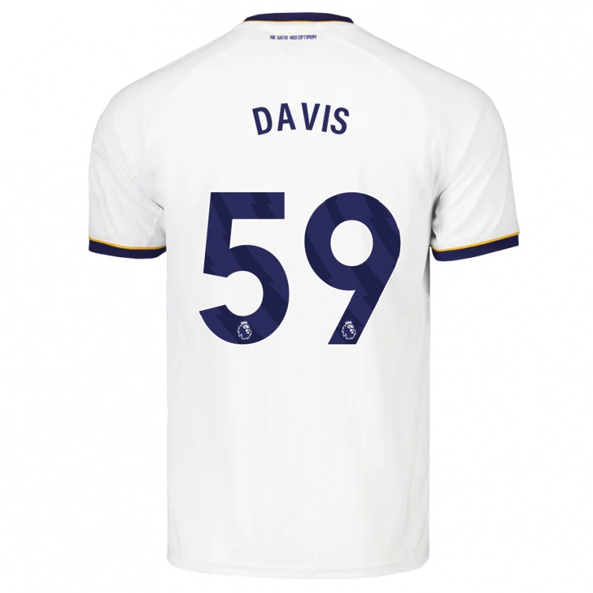Danxen Homme Maillot Luca Davis #59 Midnightblue Blanc Jaune Tenues Extérieur 2026/27 T-Shirt