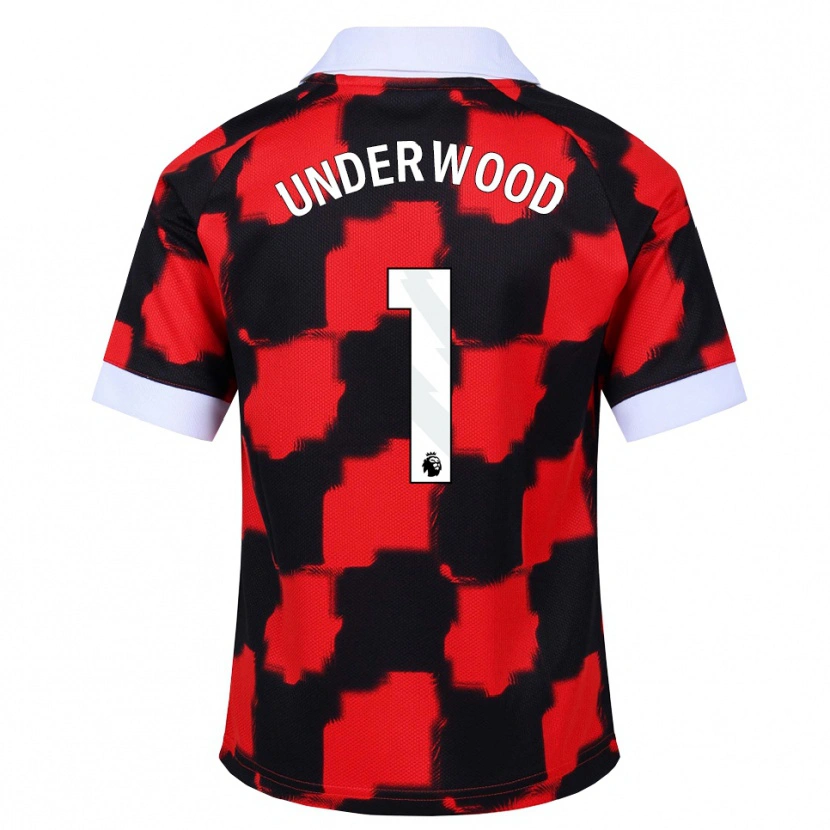 Danxen Homme Maillot Marco Underwood #1 Rouge Blanc Noir Tenues Extérieur 2026/27 T-Shirt