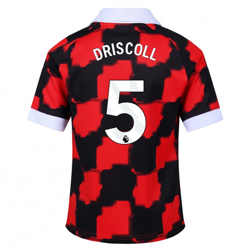 Danxen Homme Maillot Teddy Driscoll #5 Rouge Blanc Noir Tenues Extérieur 2026/27 T-Shirt