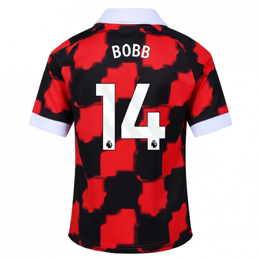 Danxen Homme Maillot Oscar Bobb #14 Rouge Blanc Noir Tenues Extérieur 2026/27 T-Shirt