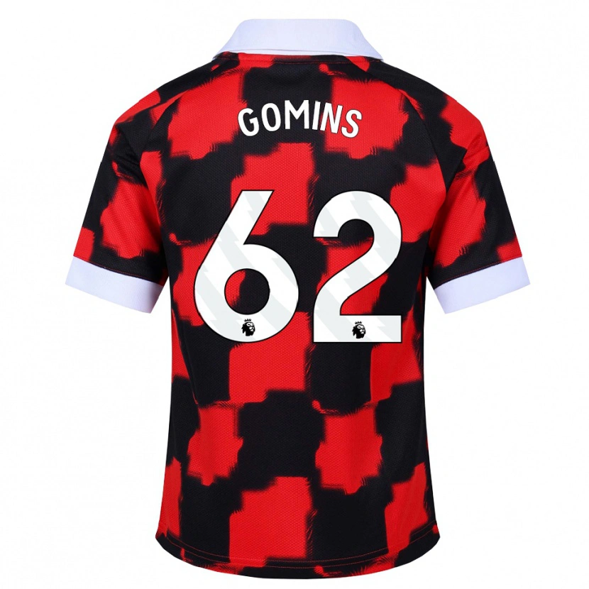 Danxen Homme Maillot Markuss Gomins #62 Rouge Blanc Noir Tenues Extérieur 2026/27 T-Shirt